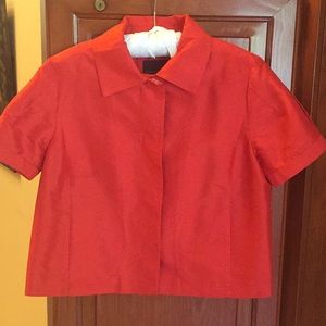 Darling red cropped jacket